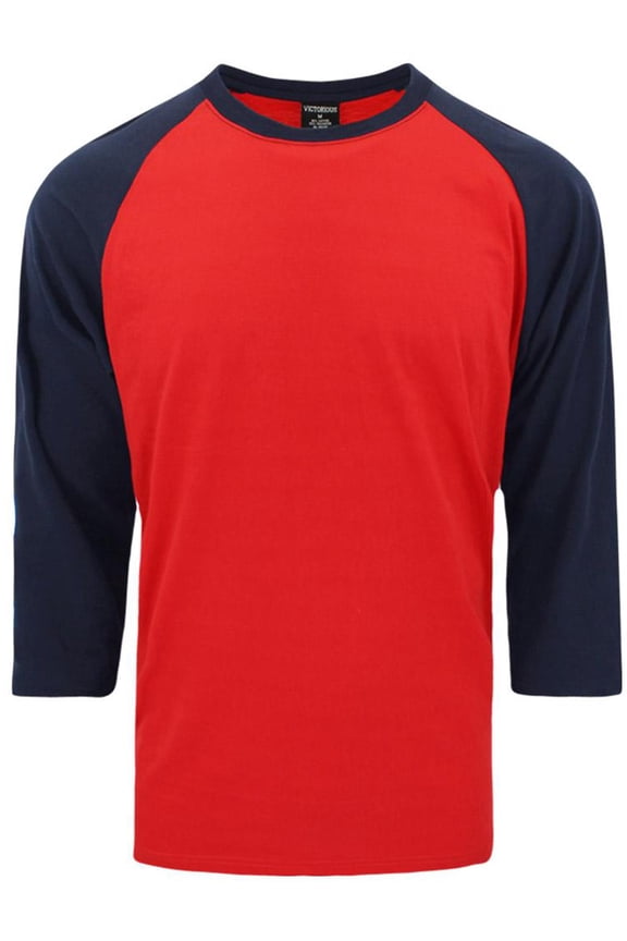 Victorious Men's Baseball Raglan T-Shirt 3/4 Sleeves Jersey