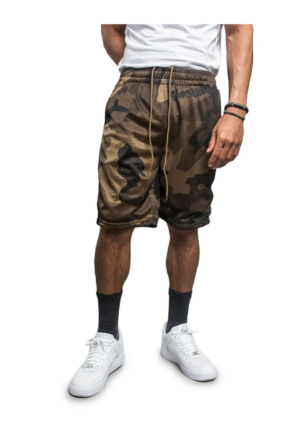 Victorious Men's Basic Athletic Mesh Basketball Shorts with Pockets, up to 5X