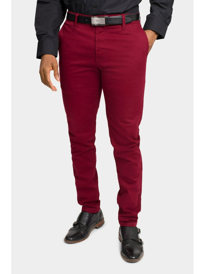 Victorious Men's Basic Casual Slim Fit Stretch Chino Pants