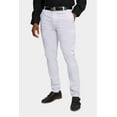 Victorious Men's Basic Casual Slim Fit Stretch Chino Pants DL1250 White 34/30