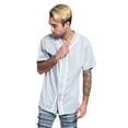 thumbnail image 1 of Victorious Men's Classic Button Down Baseball Jersey Shirt BJ42 - GREY - Small, 1 of 5