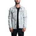 thumbnail image 1 of Victorious Men's Classic Denim Trucker Jean Jacket, Multiple Styles and Up to 5XL, 1 of 7