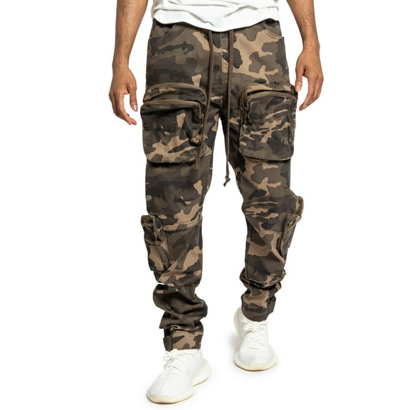 Victorious Men's Double Front Cargo Jogger Pants, up to 5X