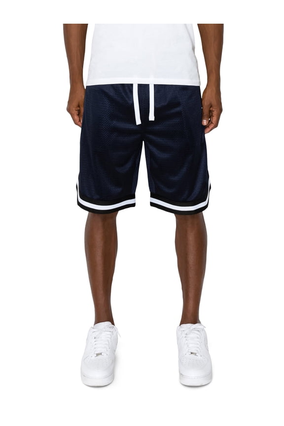Victorious Men's Double Layered Drawstring Mesh Basketball Shorts with Zippered Pockets, up to 5X