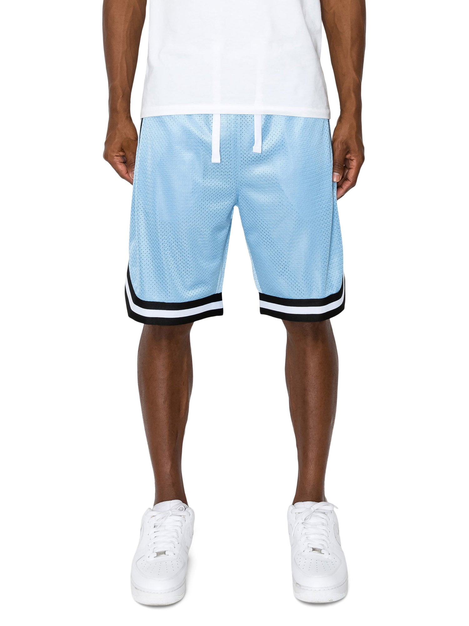 Victorious Men's Double Layered Drawstring Mesh Basketball Shorts with  Zippered Pockets, up to 5X 