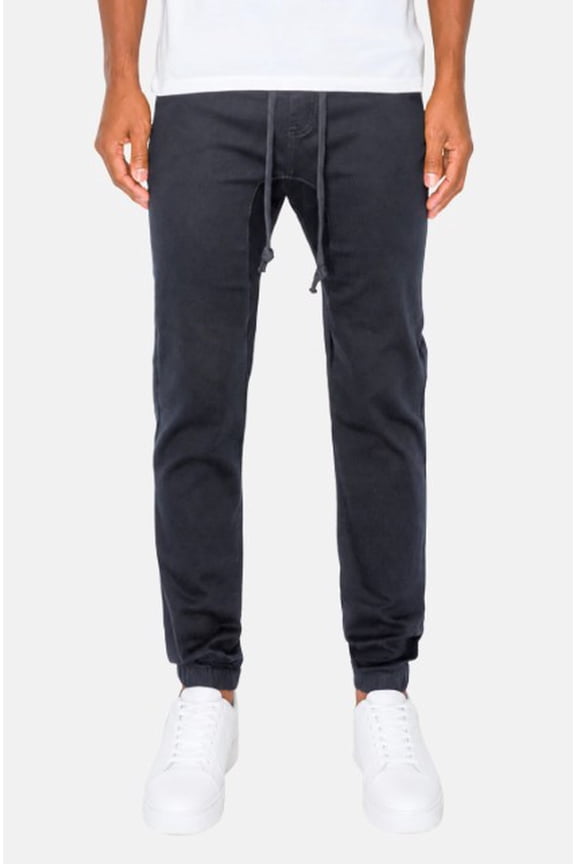 Victorious Men's Drop Crotch Stretch Jogger Twill Pants, Up To 5X