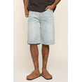 thumbnail image 1 of Victorious Men's Essential Baggy Fit Denim Shorts DS2099 LIGHT  INDIGO Size 38, 1 of 11