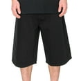 thumbnail image 1 of Victorious Men's Essential Baggy Fit Denim Shorts DS2099 JETBLACK Size 34, 1 of 4