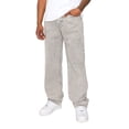 thumbnail image 1 of Victorious Men's Essential Baggy Wide Denim Jeans DL999 Grey 3832, 1 of 6