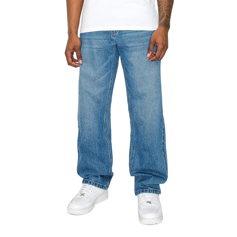 Victorious Men's Essential Baggy Wide Denim Jeans DL999 Victorious Men's Essential Baggy Wide Denim Jeans DL999