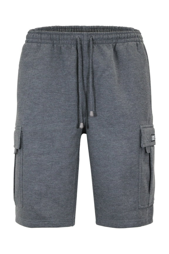 Victorious Men's Heavyweight Fleece Cargo Shorts, Up to 6X