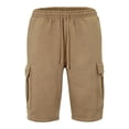 thumbnail image 1 of Victorious Men's Heavyweight Fleece Cargo Shorts VS76 - Wheat - 6X-Large, 1 of 4
