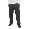 thumbnail image 1 of Victorious Men's Heavyweight Fleece Relaxed Lounge Cargo Sweatpants - Charcoal - 5X-Large, 1 of 6