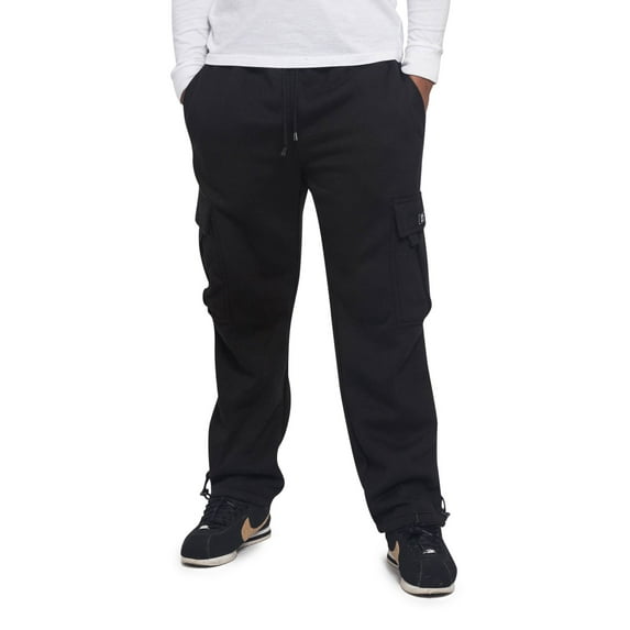 Victorious Men's Heavyweight Fleece Relaxed Lounge Cargo Sweatpants - Multiple Colors & Sizes up to 6X