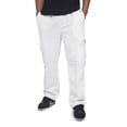 thumbnail image 1 of Victorious Men's Heavyweight Fleece Relaxed Lounge Cargo Sweatpants - Off-White - 4X-Large, 1 of 6