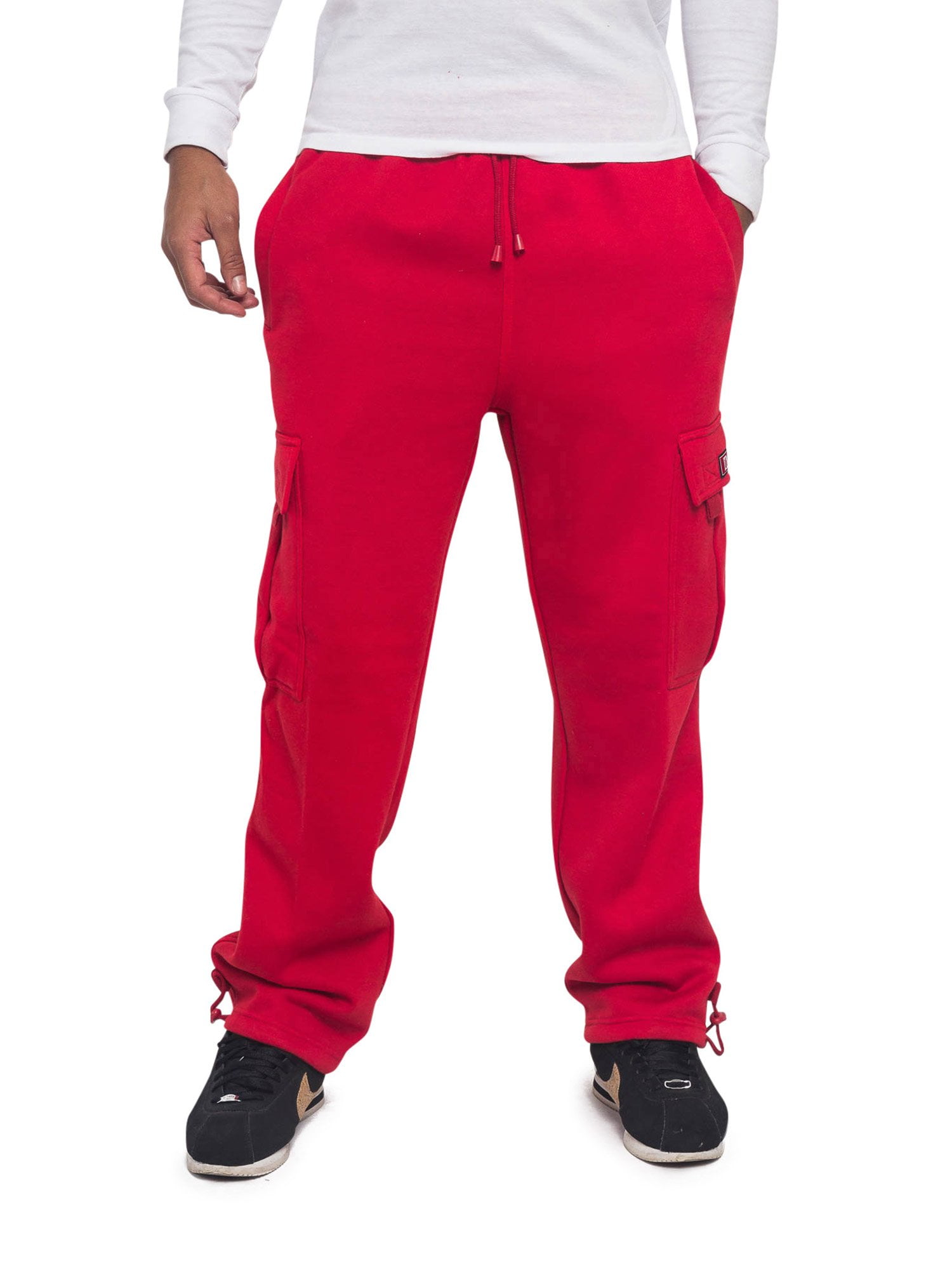 Victorious Men's Essential Flared Stacked Athletic Fleece Sweat Pants FL94