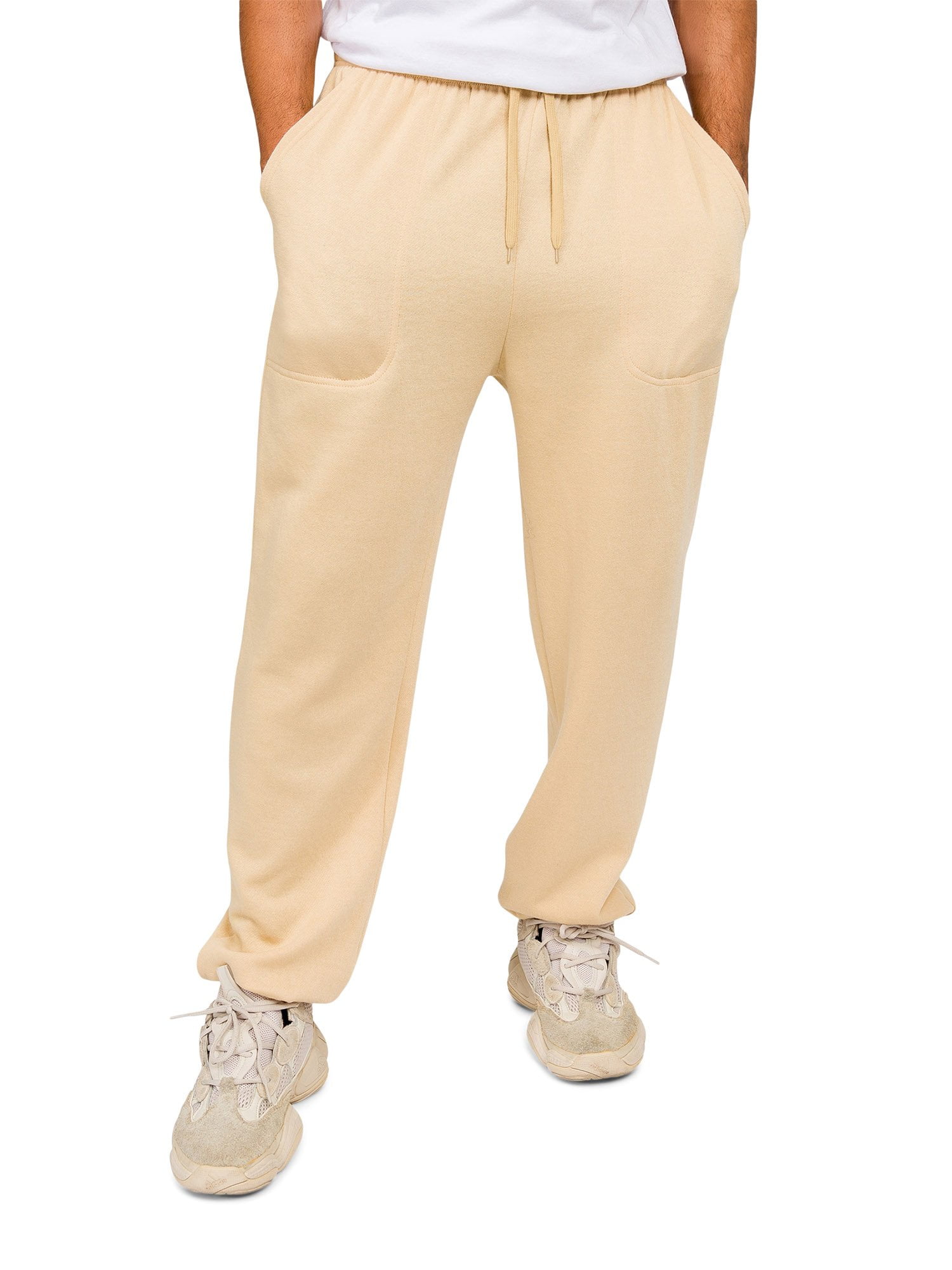 Victorious Men s Lightweight Fleece Drawstring Elastic Cuff Sweatpants Up To 5X Walmart