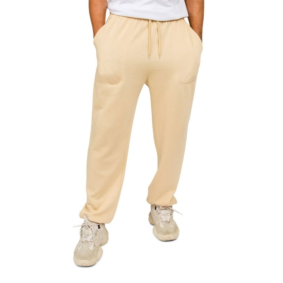 Victorious Men's Lightweight Fleece Drawstring Elastic Cuff Sweatpants, Up To 5X