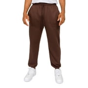 Victorious Men's Lightweight Fleece Drawstring Elastic Cuff Sweatpants, Up To 5X
