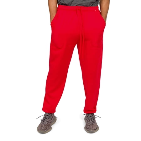 Victorious Men's Lightweight Fleece Drawstring Elastic Cuff Sweatpants, Up To 5X