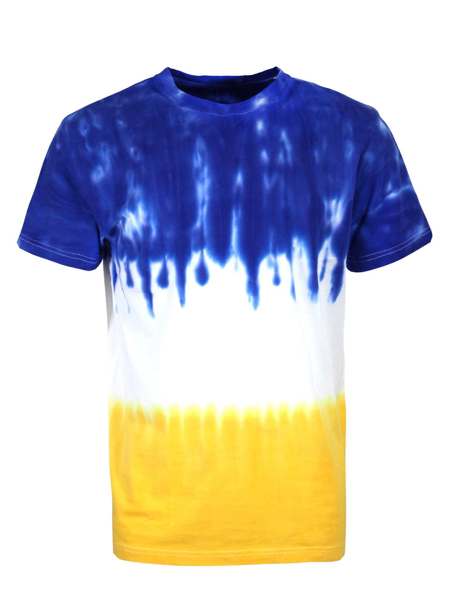 Victorious Men's Multi Color Colorblock Graphic Tie Dye T Victorious Men's Multi Color Colorblock Graphic Tie Dye T