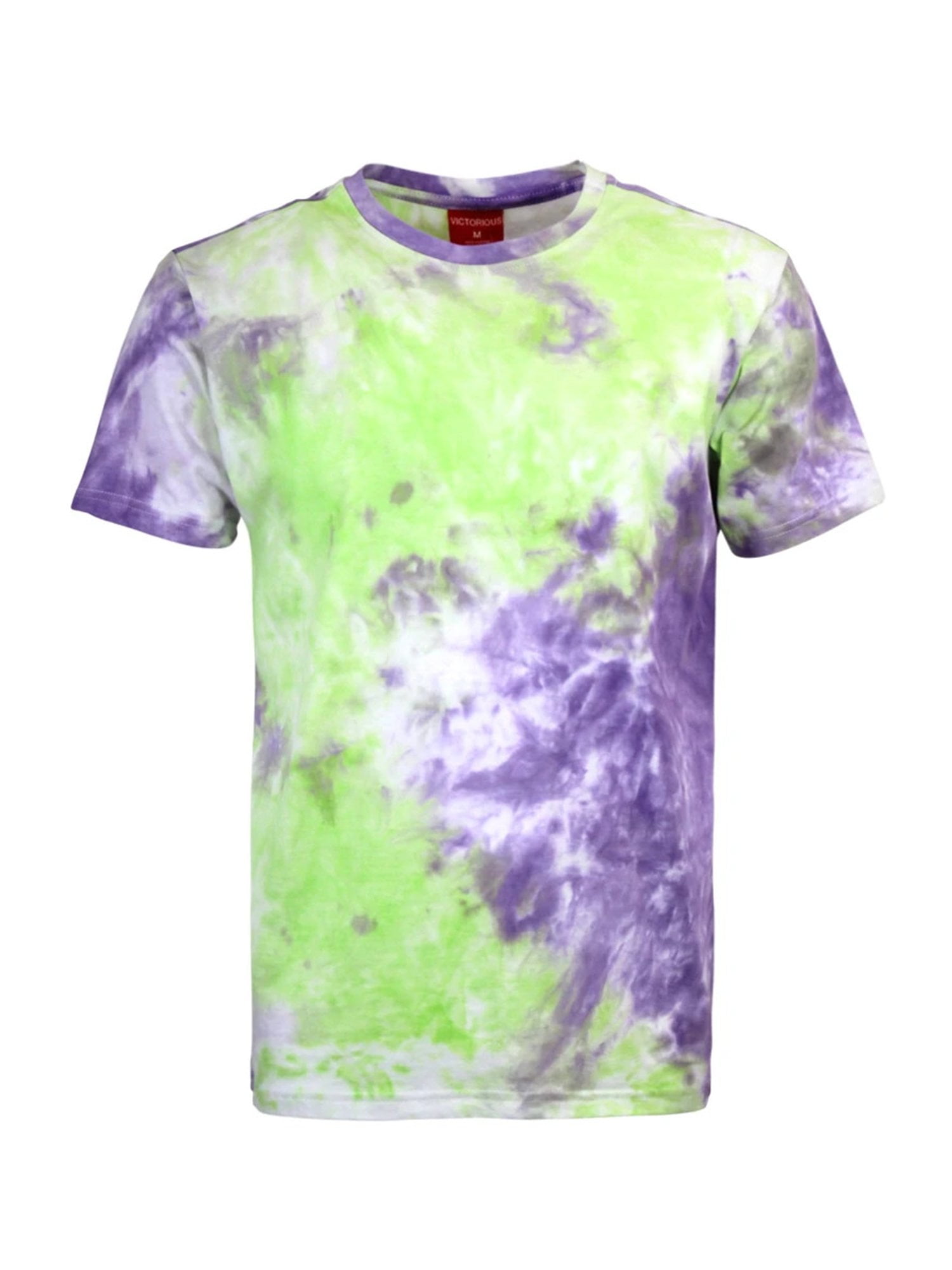 Victorious Men's Multi Color Graphic Tie Dye T-Shirt TS7433