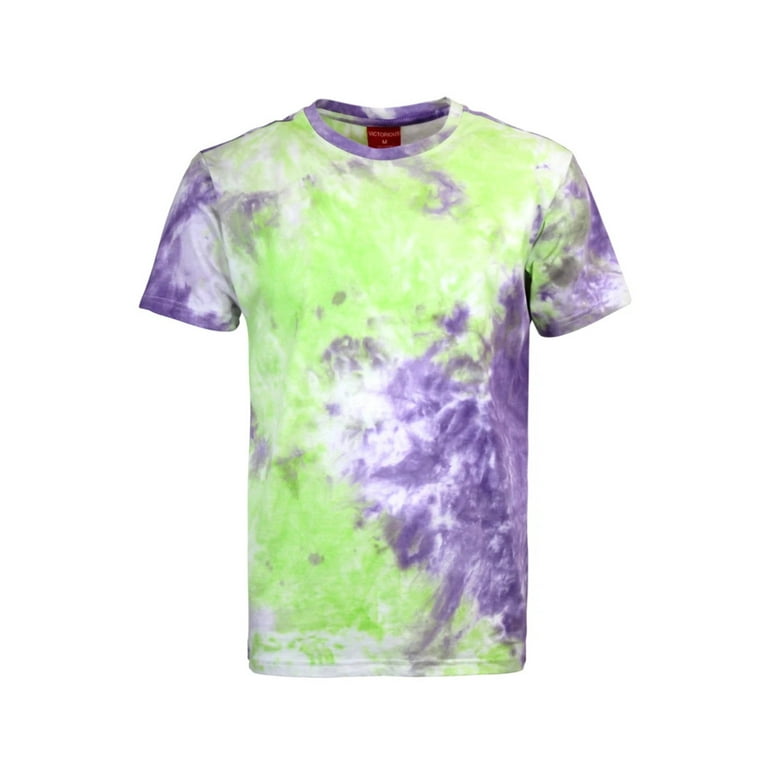 Victorious Men's Multi Color Graphic Tie Dye T-Shirt TS7433