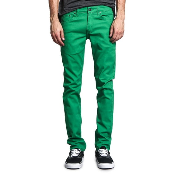 Victorious Men's Skinny Fit Color Stretch Jeans, Sizes up to 42W