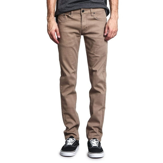 Victorious Men's Skinny Fit Color Stretch Jeans, Sizes up to 42W