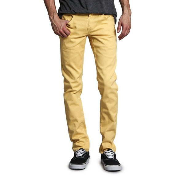 Victorious Men's Skinny Fit Color Stretch Jeans, Sizes up to 42W