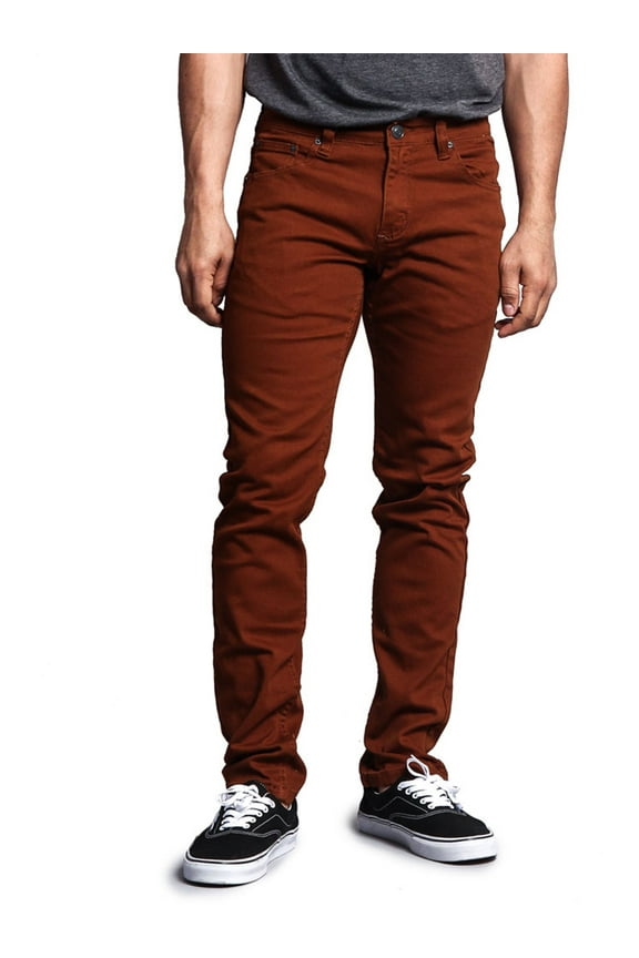 Victorious Men's Skinny Fit Color Stretch Jeans, Sizes up to 42W