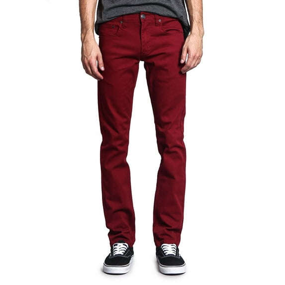 Victorious Men's Skinny Fit Color Stretch Jeans, Sizes up to 42W