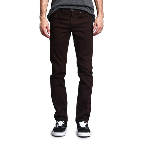 Victorious Men's Skinny Fit Color Stretch Jeans, Sizes up to 42W
