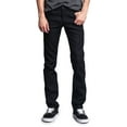 thumbnail image 1 of Victorious Men's Skinny Fit Unwashed Raw Denim Jeans DL938 - Black - 32/32, 1 of 6