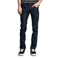 thumbnail image 1 of Victorious Men's Skinny Slim Fit Stretch Raw Denim Jeans - Multiple Colors & Sizes, 1 of 6