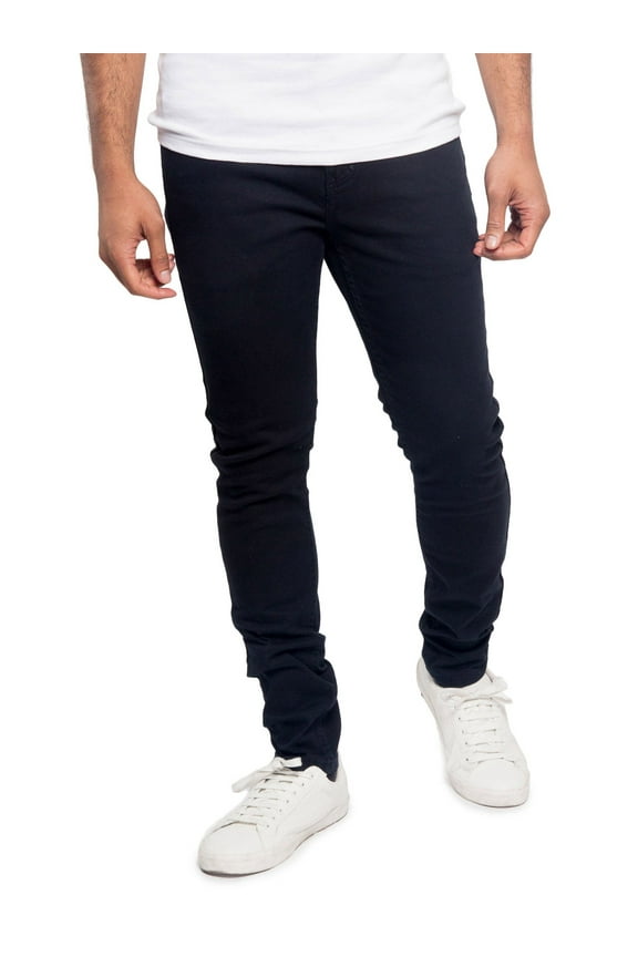 Victorious Men's Super Skinny Fit Colored Jeans DL1001WM-SUPER - Navy - 40/32