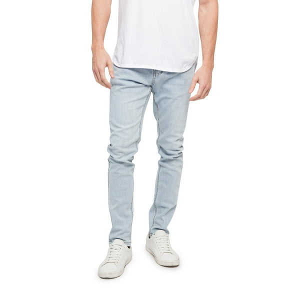 Victorious Men's Super Skinny Fit Stretch Denim Jeans DL1000 - Sky Blue - 42/30
