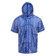 thumbnail image 1 of Victorious Men's Two Tone Hoodie Baseball Jersey BJ64 - Royal Blue - 2X-Large, 1 of 2