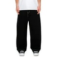 thumbnail image 1 of Victorious Men's Ultra Baggy Y2K Wide-Leg Denim Jeans DL981 Black 2832, 1 of 5