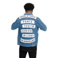 thumbnail image 1 of Victorious Men's World Tour Casual Distressed Denim Jean Jacket DK191 - Indigo - 3X-Large, 1 of 5