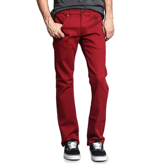 Victorious Mens Slim Fit Colored Stretch Jeans, Up To 44W