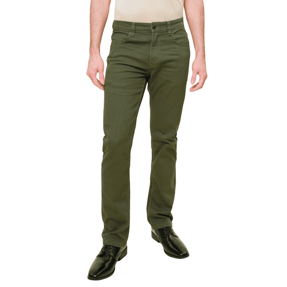 Victorious Mens Slim Fit Colored Stretch Jeans, 44X30