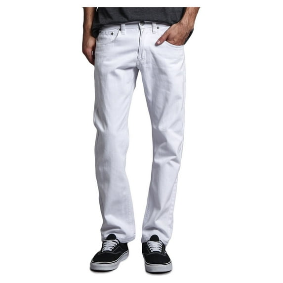 Victorious Mens Slim Fit Colored Stretch Jeans, Up To 44W