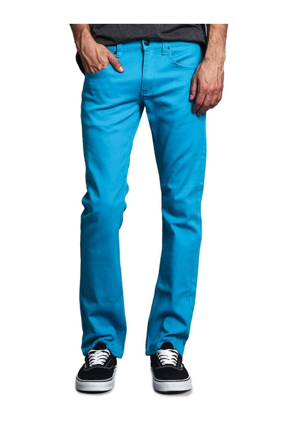 Victorious Mens Slim Fit Colored Stretch Jeans, Up To 44W