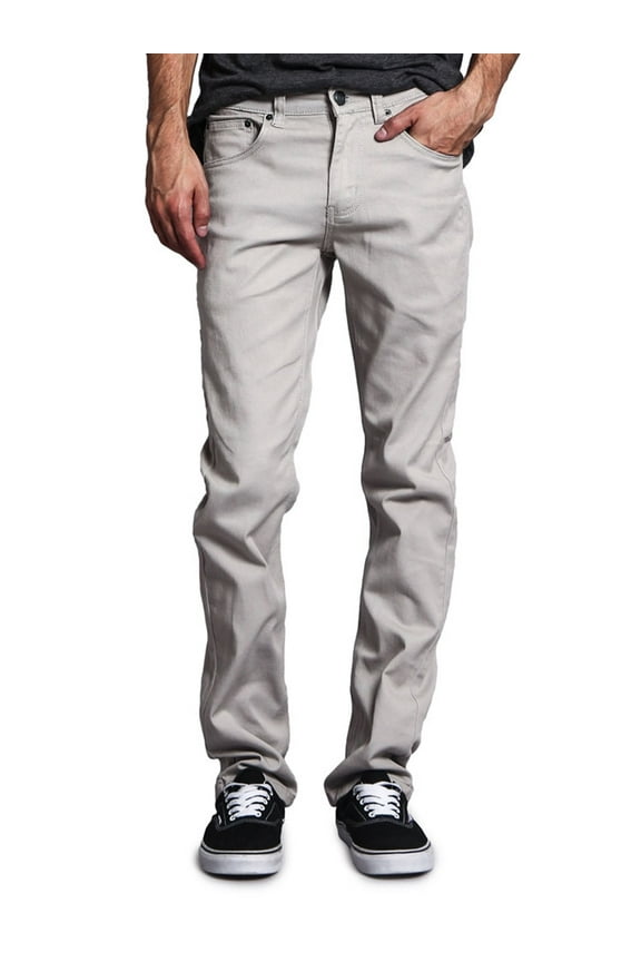 Victorious Mens Slim Fit Colored Stretch Jeans, Up To 44W
