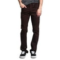 thumbnail image 1 of Victorious Mens Slim Fit Colored Stretch Jeans, Up To 44W, 1 of 5