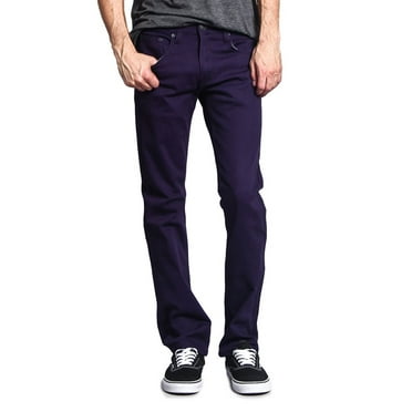 Victorious Mens Slim Fit Colored Stretch Jeans, Up To 44W