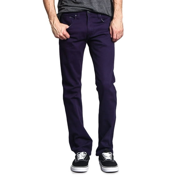 Victorious Mens Slim Fit Colored Stretch Jeans, Up To 44W