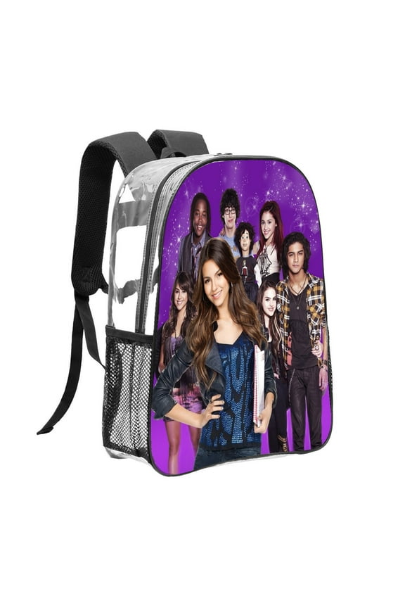 Victorious Pattern Transparent Backpack Lightweight And fashionable Showcasing Personality And Leading The Trend