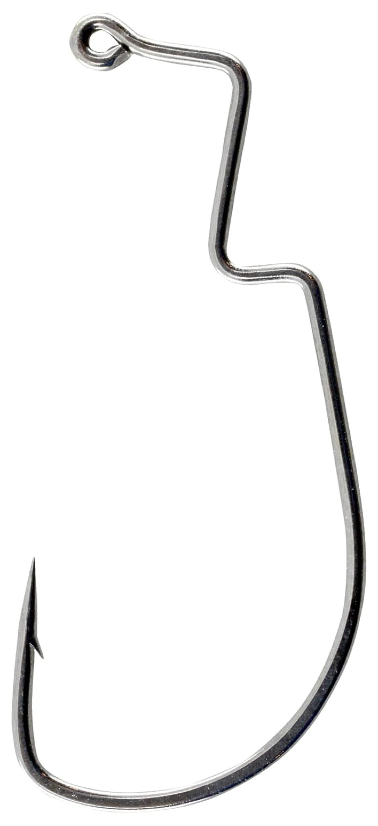 Victory 10777 Black Extra Wide EWG Weedless Jig Hook Pack of 100 Size #1-4/0